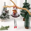 Santa Claus Fabric Doll Ornaments - Christmas Tree Decorations & Small Gift Pendants
