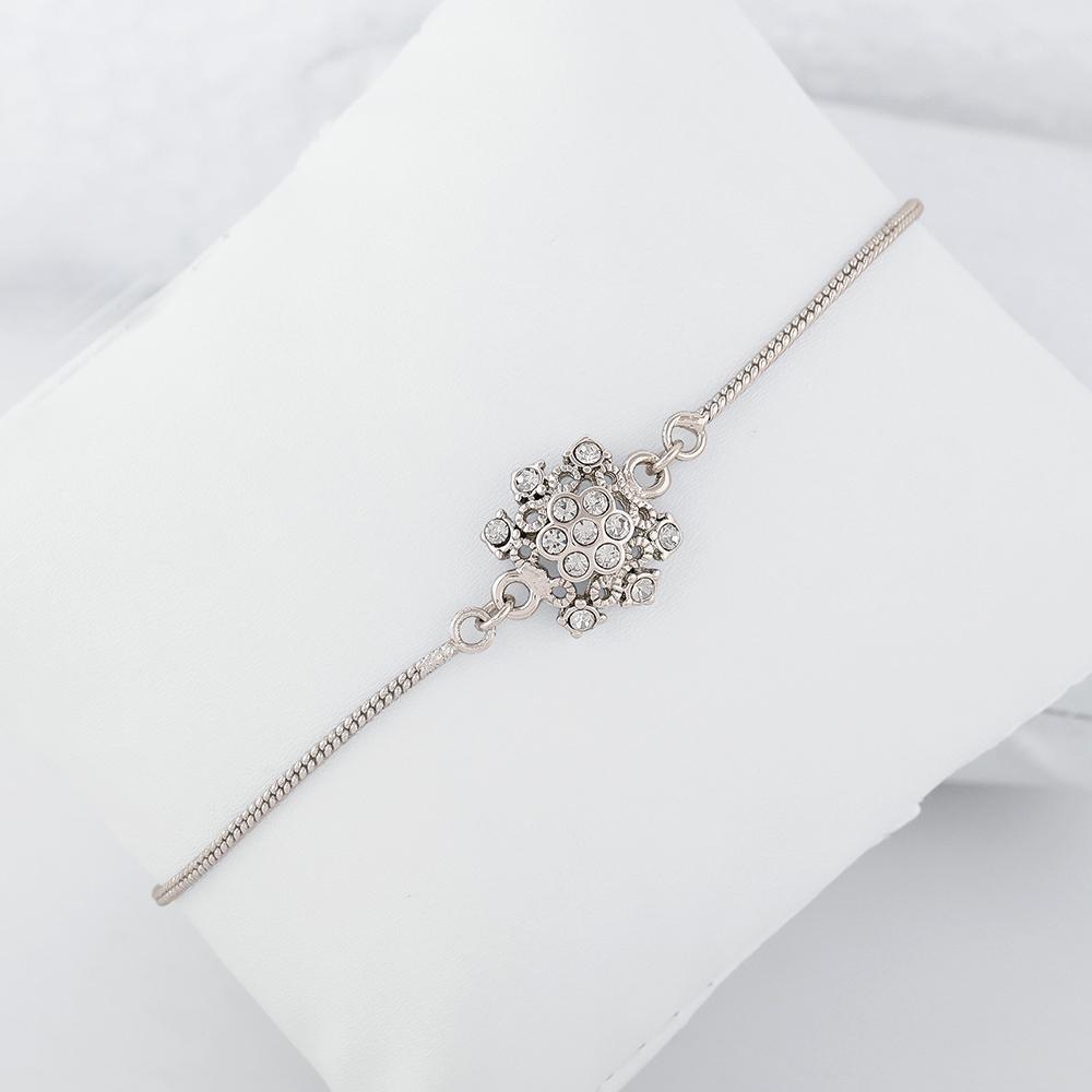 

Браслет в стиле Накши Эстель с родиевым покрытием с австрийскими кристаллами для женщин