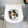 Self-adhesive Toilet Stickers PVC Toilet Seat Decals Cute Wall Sticker  Home Decoration