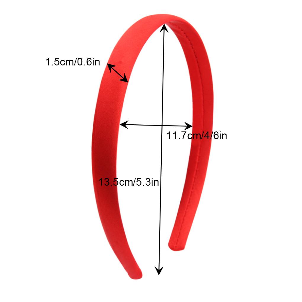 Women Headband Solid Color Basic Hairband Accessory Kids Handmade Craftsman Model Simple Headwear Household Handicraft