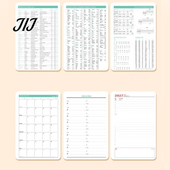 Academic Planner for Students 2027 with Monthly And Annual Schedule, A5 Thick Ink-proof Paper Personal Organizer Agenda Notebook, Durable PU