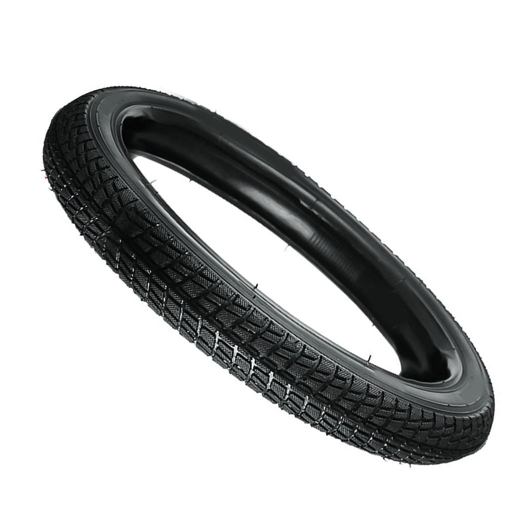 12X1.75 Kinderfahrradreifen mit Schlauch Verdickter Gummi Gerilltes Profil Starker Grip Anti-Rutsch Fahrradteile