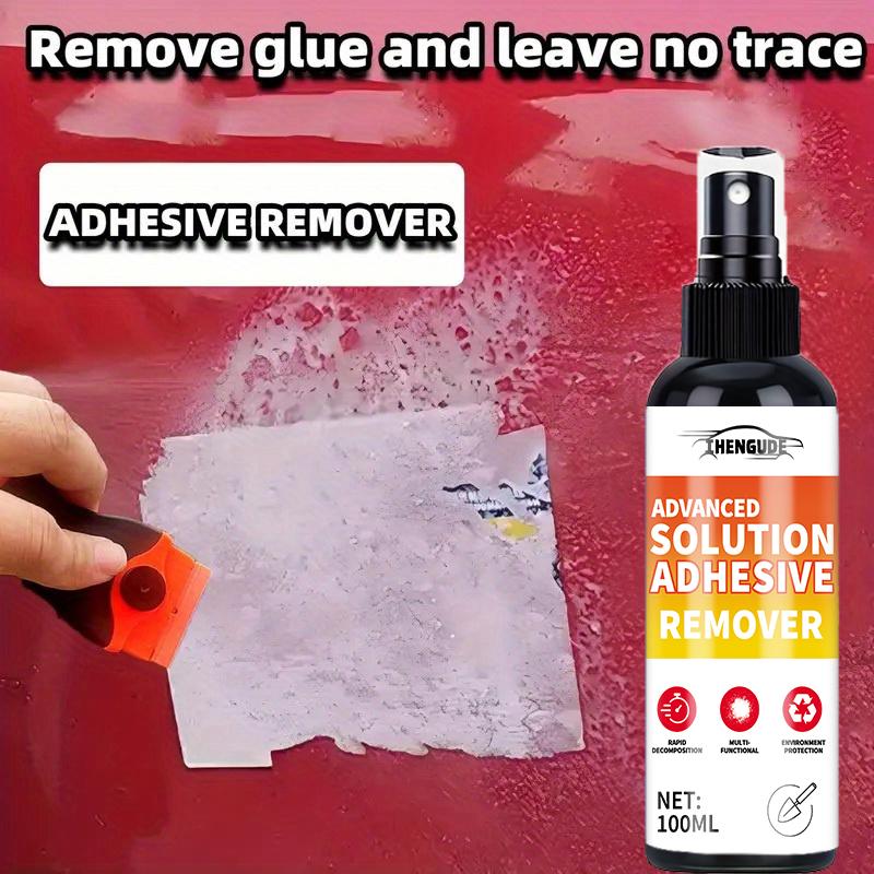 Professional Glue Dissolving Spray - Glue Remover Safely Removes Sticky Residue and Quickly Removes Labels, Car Stickers, Masking Tape, Glu