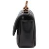 Tory Burch Kira Double T Logo Magnetic Closure Flap Nappa Leather Mini Shoulder Bag Women Shoulder Bag Black 142567-001