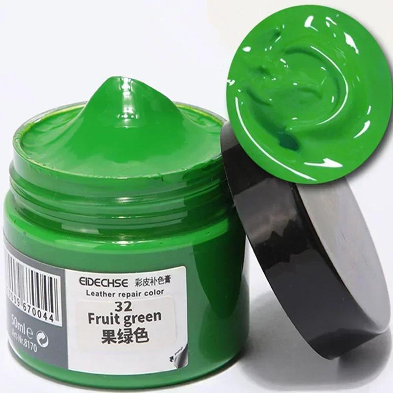 50ML Lederreparaturwerkzeug Autositz Sofa Mäntel Ohne Hitze Flüssigleder Vinyl-Restaurator Löcher Kratzer Risse Risse Polieren Lackpflege
