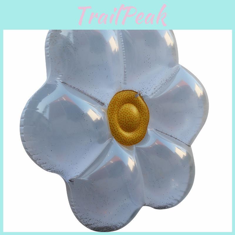 Ins Hot Selling 160cm Adult Ride-on Float With Sparkly Flower Design Pvc Material