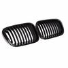 Glänzende Schwarze Frontniere Einzelsteg Grill für BMW E46 4-Türer 323i 325i 328i 330i 3er Reihe 1999 2000 2001 Rennsportgrills