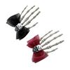Halloween Skeleton Hands Bone Hair Clips Gothic Devil Claw Alligators Barrettes for Women Girls Hair Accessories Gift