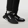 Adidas Originals Eqt Bask Adv Tela Deportes Versátil Transpirable Antideslizante Caña Baja Estilo de Vida Zapatillas Casuales Unisex Zapatilla Negra Blanca FZ0043