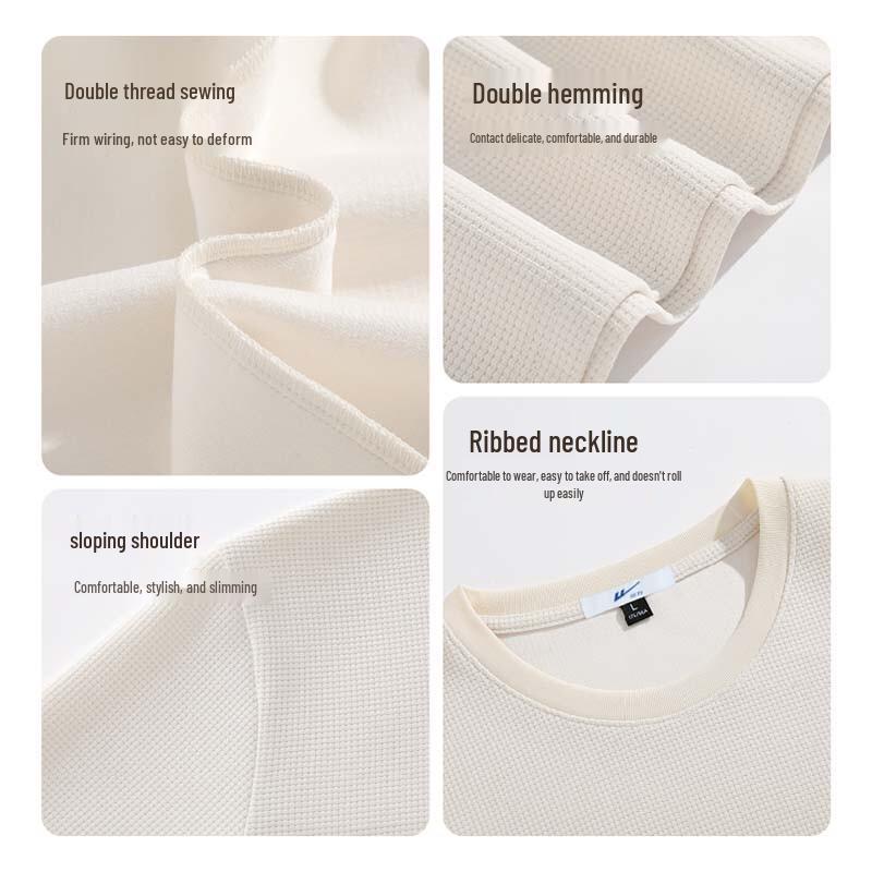 Warrior Waffle Texture Long Sleeve T-Shirt