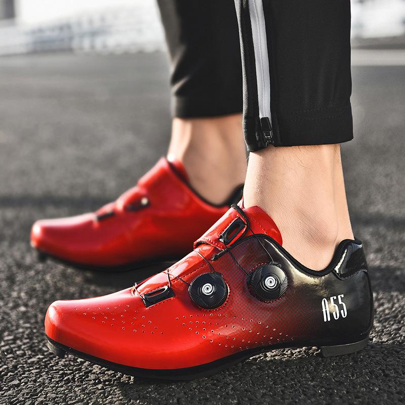 New large size outdoor unlocked cycling shoes road bike lock shoes men's and women's breathable mountain bike shoes help