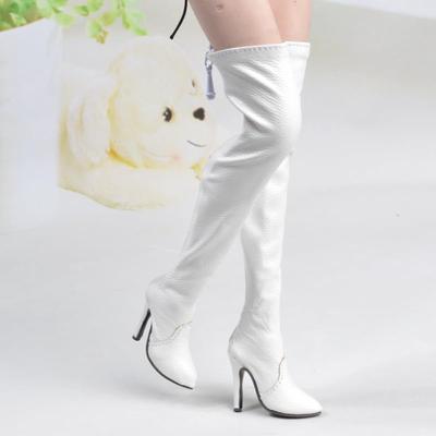 Figure for TBLeague Sexy Beautiful Leather Style Overknee Super Long High Heel Shoes Head and Clothes Not [TOYBARJAPAN] 1/6 Accessories/Suitable Body,