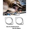 Strongthium 3“ Exhaust Gasket 2 Bolt for 3 Inch Muffler Flange Manifold 120-07610-0002 High Temperature 2X