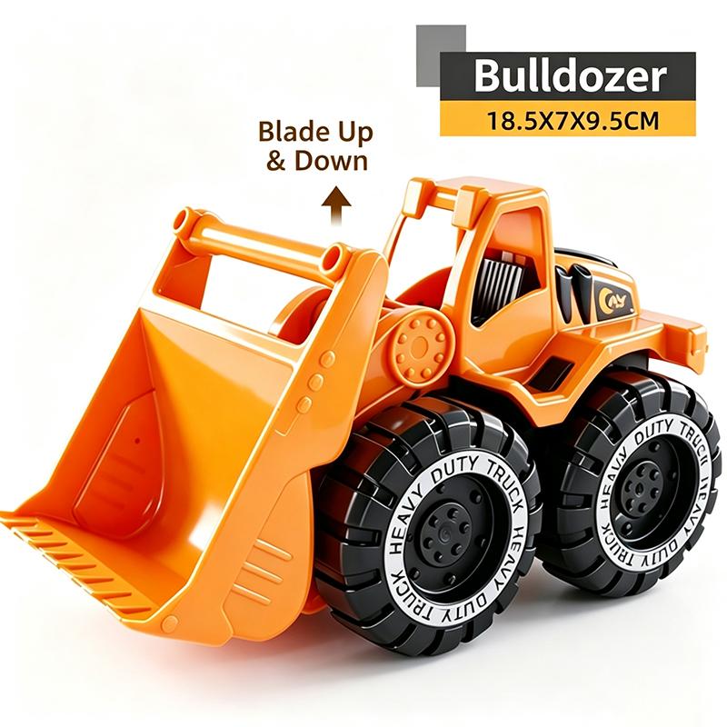 Inertial Driving Construction Truck Toy Beach Digger Bulldozer Tipper Early Education Construction Vehicles Toys Kids Toys