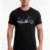 Mz Etz 250 Motorrad Zweitakt Blaue Farbe T-Shirt Sommer Lässig Baumwolle T-Shirt Übergroß Streetwear Oberteile Vintage Grafikdruck