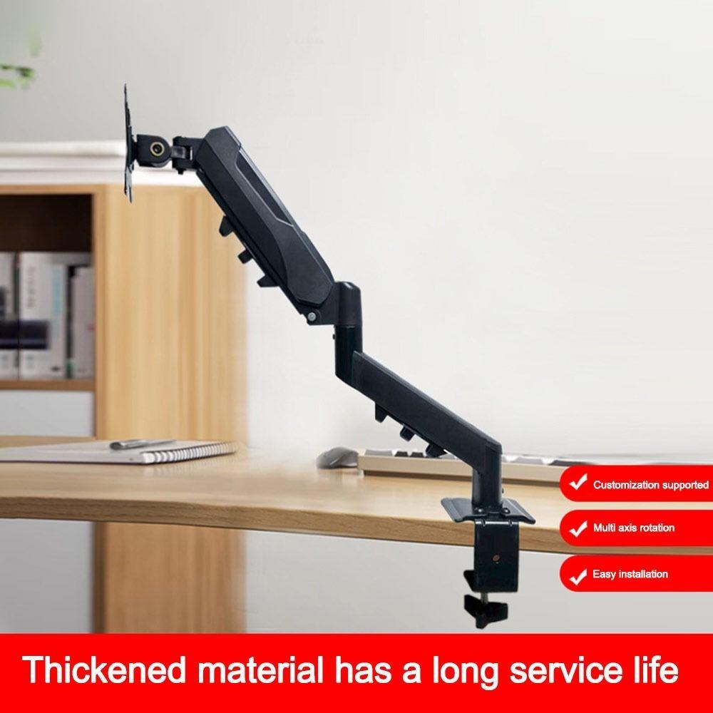 Adjustable Desktop Monitor Bracket 13-32 Inch Screens 360 Rotation Bracket Robotic Arm Floating Screen Effect Gas Spring Arm