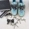 Fashionable Elegant Lace Bowknot Love Pearls Charm Keychain Craft Supplies for Women's Fashion Accessories Daily Use