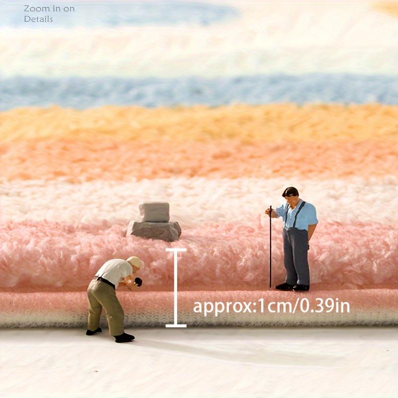 Cartoon Bedroom Carpet Long Strip Plush Floor Mat Living Room Sofa Coffee Table Non-slip Foot Mat