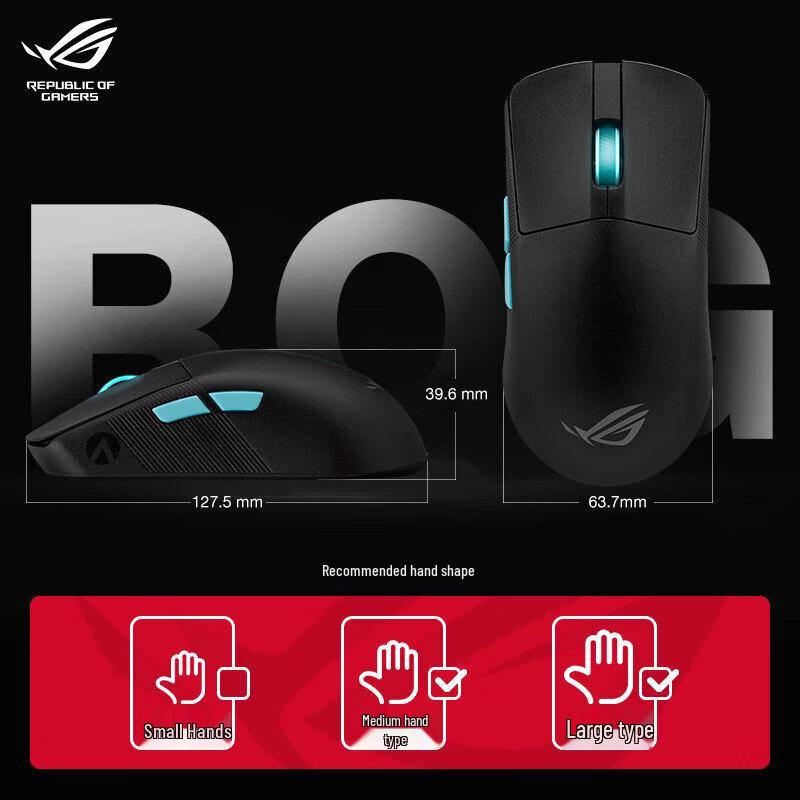 ASUS ROG Harpe Ace AimPoint Lightweight Tri-Mode Gaming Mouse