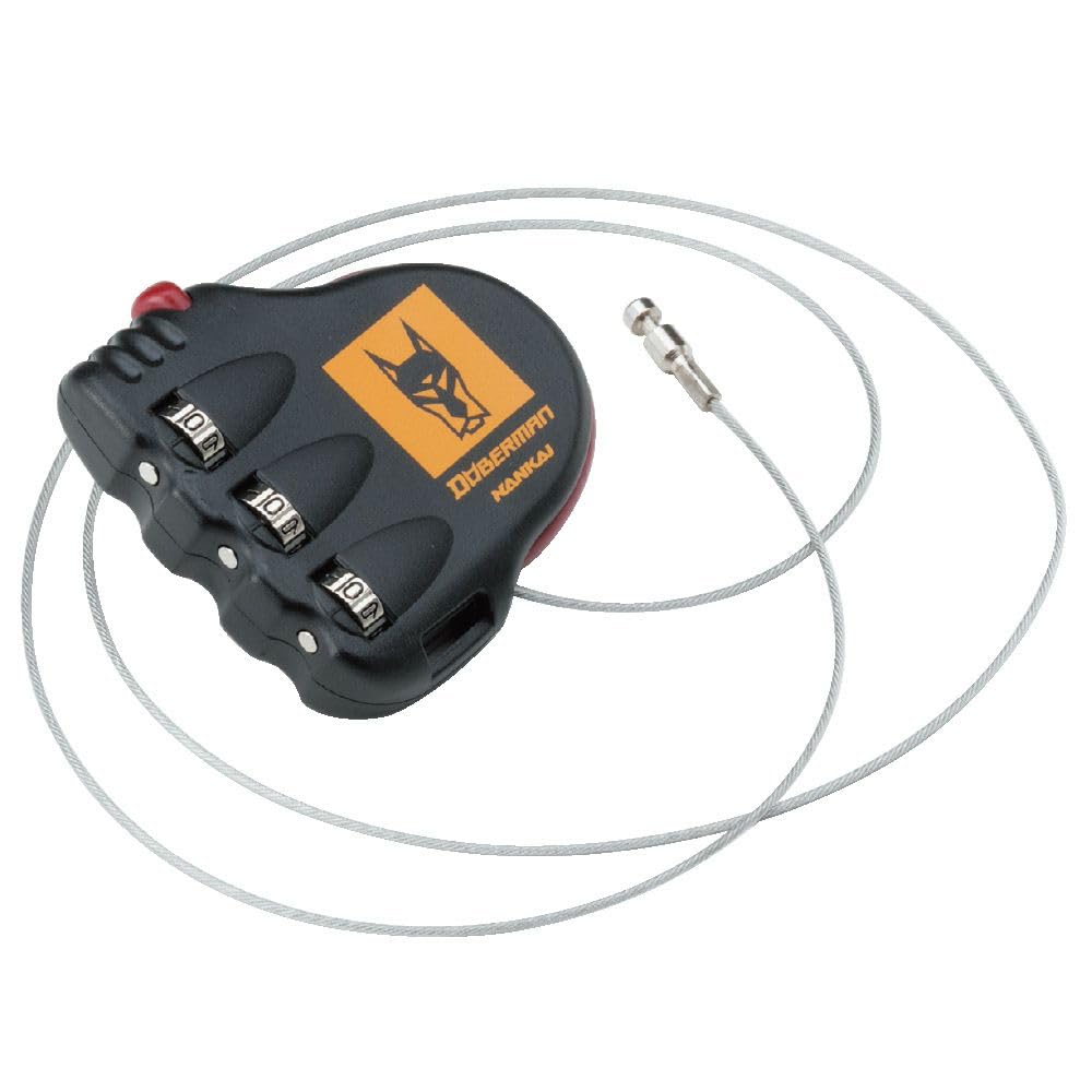 

Карманный тросовый замок Doberman DBL-003 чёрный