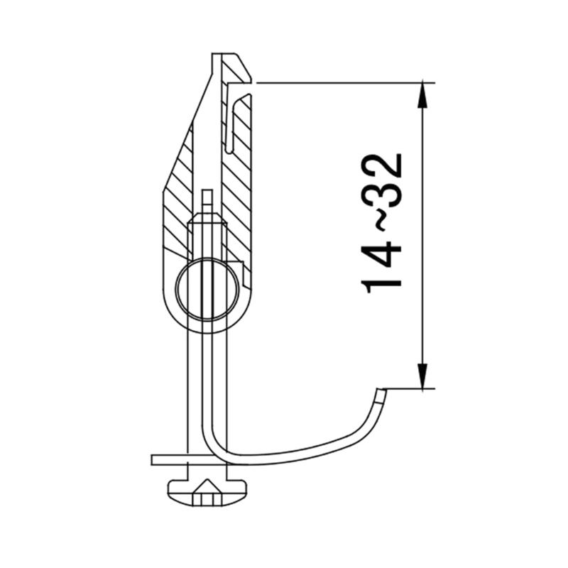 Set mit 10 Spülbecken-Montagebeschlägen Praktische Spülbecken-Montagelösung Spülbecken-Montageset für Küchen- und Badezimmerinstallation