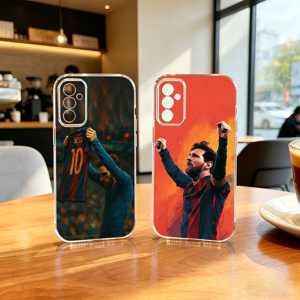 LIONEL Leo Messi-i F-Football Handyhülle Transparentes Silikon Weich Für SamsungA10,12,20,21S,30,31,40,50,51,52,70,71