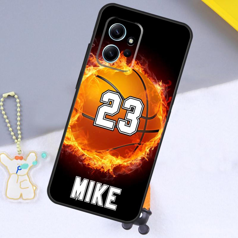 Custodia Personalizzata Numero Nome Calcio Hockey Per Xiaomi Redmi Note 11 10 9 8 12 Pro 10S 11S 12S Cover Per Redmi 12 9C 10C 12C 13C