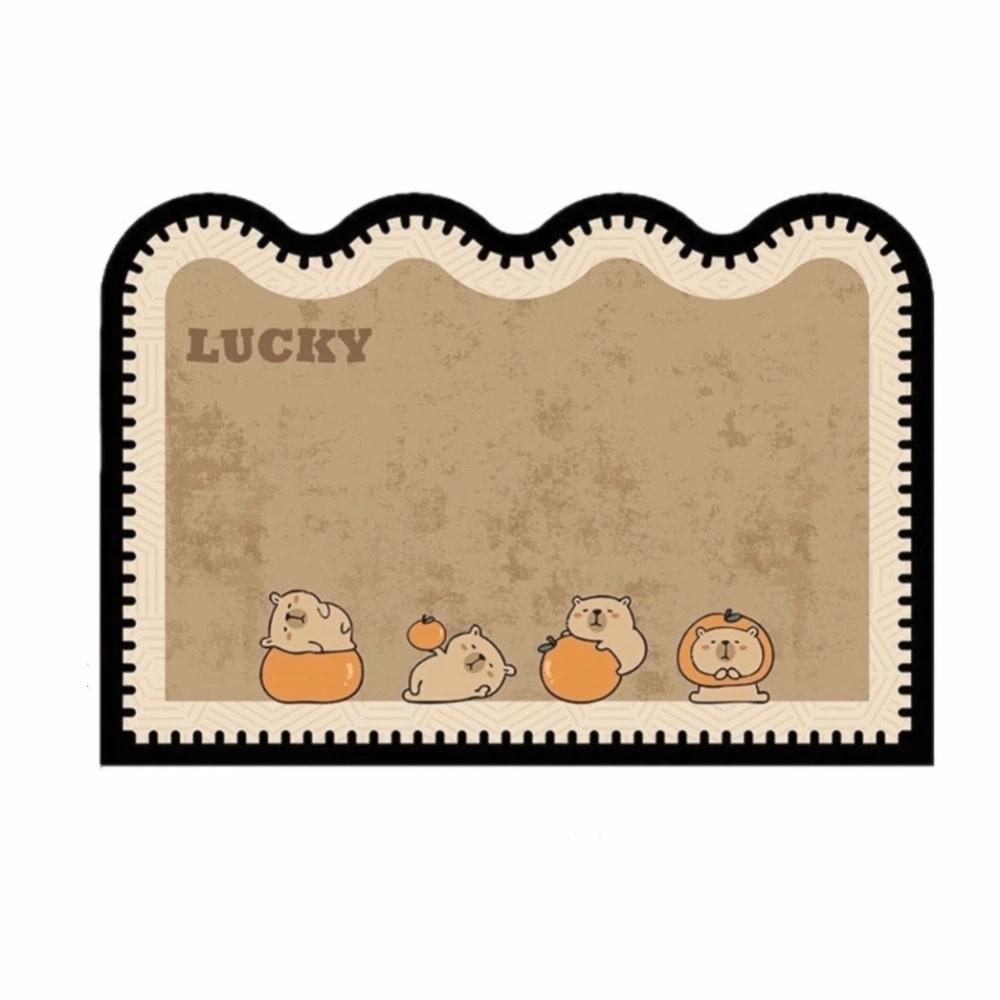 Cartoon Animal Bathroom Mat Anti Slip Door Mat Stain-resistant Puppy Absorbent Mat  Wet Areas