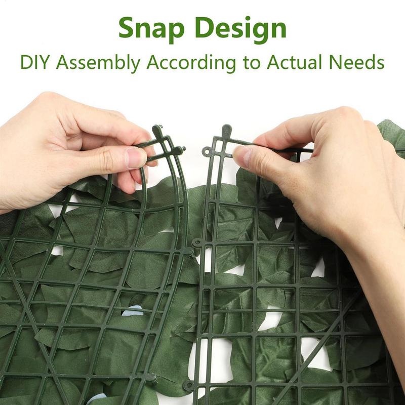 Ivy Fence Privacy Screen 3.3x10 Ft Artificial Hedges Panels UV-Protected Breathable Privacy Fence For Poolside Garden Backdrop