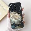 Beautiful Floral Painting Phone Case For Nothing Phone (3a) Pro Black Silicone Soft Cover For Nothing Phone3a 3a Pro Bumpers