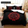 New Hellsing Bedding Set Single Twin Full Queen King Size Bed Set Aldult Kid Bedroom Duvetcover Sets 3D Anime Bed Sheet Set
