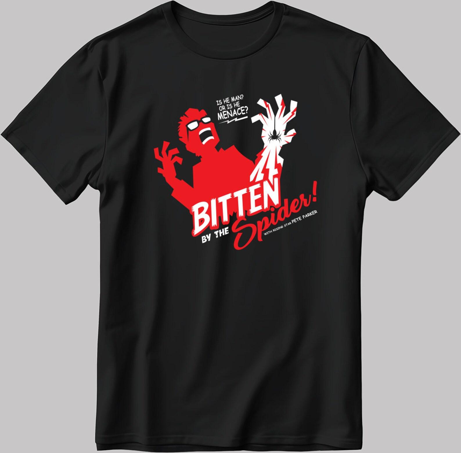 Spider-Man Bitten T-Shirt: Unisex Cotton Tee M