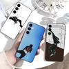 Streetwear Hip Hop Graphic Phone Case For Samsung Galaxy A73,A72,A71,A70,A53,A52,A51,Others Soft Black Cover