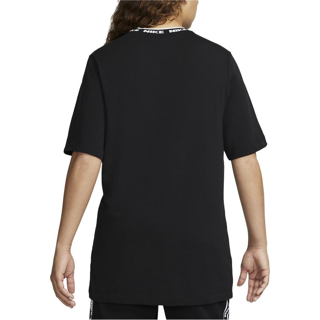 Nike Club Logo Print Vintage Round Neck Sport Casual Breathable Short Sleeve T-Shirt Men Tops Black FB7310-010