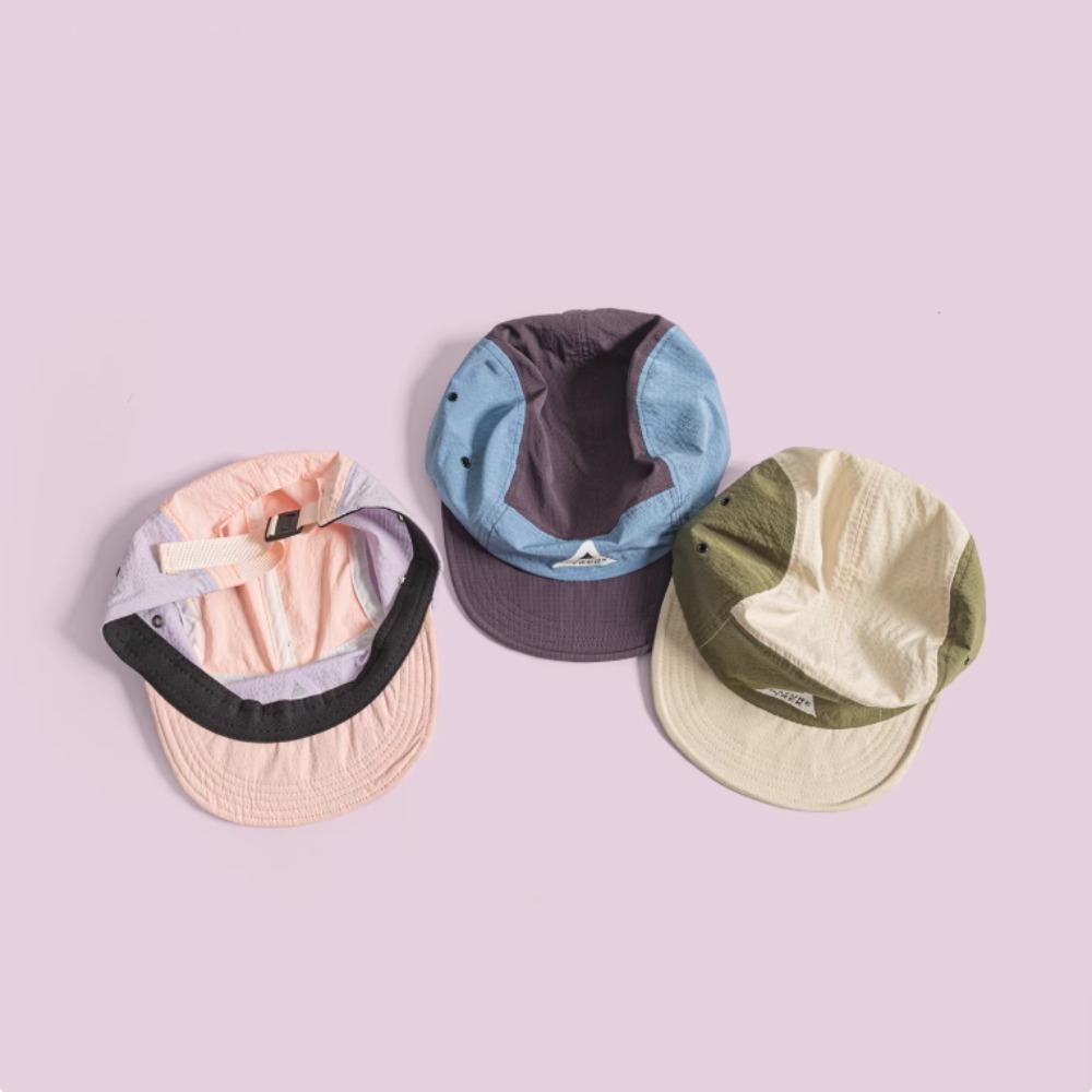Unisex Outdoor Running Cap Short Brim Quick-Dry Breathable Mesh Sun Protection Hat for Running Cycling Hiking