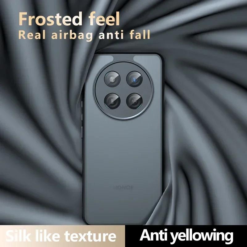 Matte Phone Case for Honor X9C Smart Shockproof Airbag Hard Bumper Soft Frame Back Cover for Honor Magic 7 Lite 7Pro X9C Smart Bumper Shell