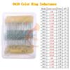 2.2uH 3.3uH 4.7uH 6.8uH 10uH 22uH 47uH 68uH 100uH 220uH 1mH 4.7mH 10mH 100mH Toroid Core Choke Color Ring Inductor Assorted Kit