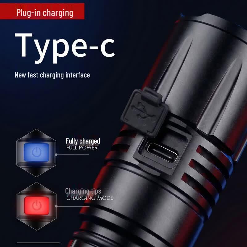 Wuyan 15W Zoom Rechargeable Multi-tool Flashlight