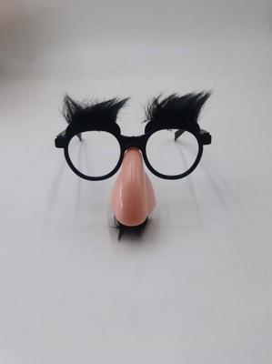 Novelty Glasses with Fake Nose and Eyebrows Costume Accessory for Parties and Events Fun Facial Disguise Prop