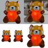Cute Animal Raccoons Plush Doll With Emit Light And Sound Design For Gift Kids