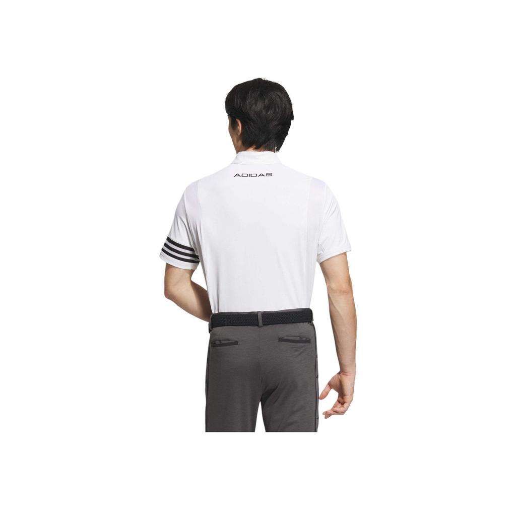 Adidas Aeroready Color Block Short Sleeve Polo Shirt Men Polo Shirts White IN9058