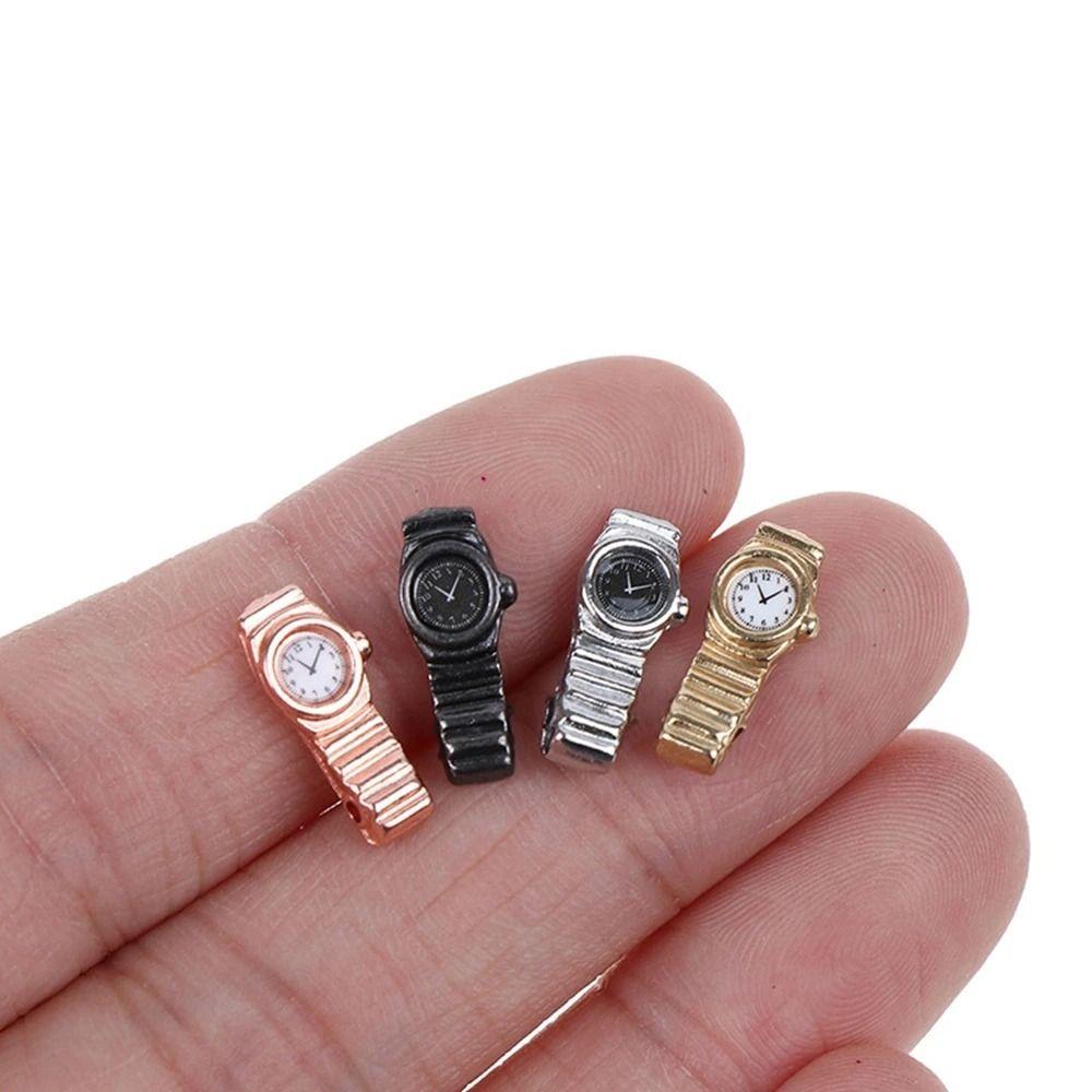 

1:12 Dollhouse Miniature Wrist Watch Play Doll House Miniaturas Home Decor Accessories Toy Pretend Play Toy