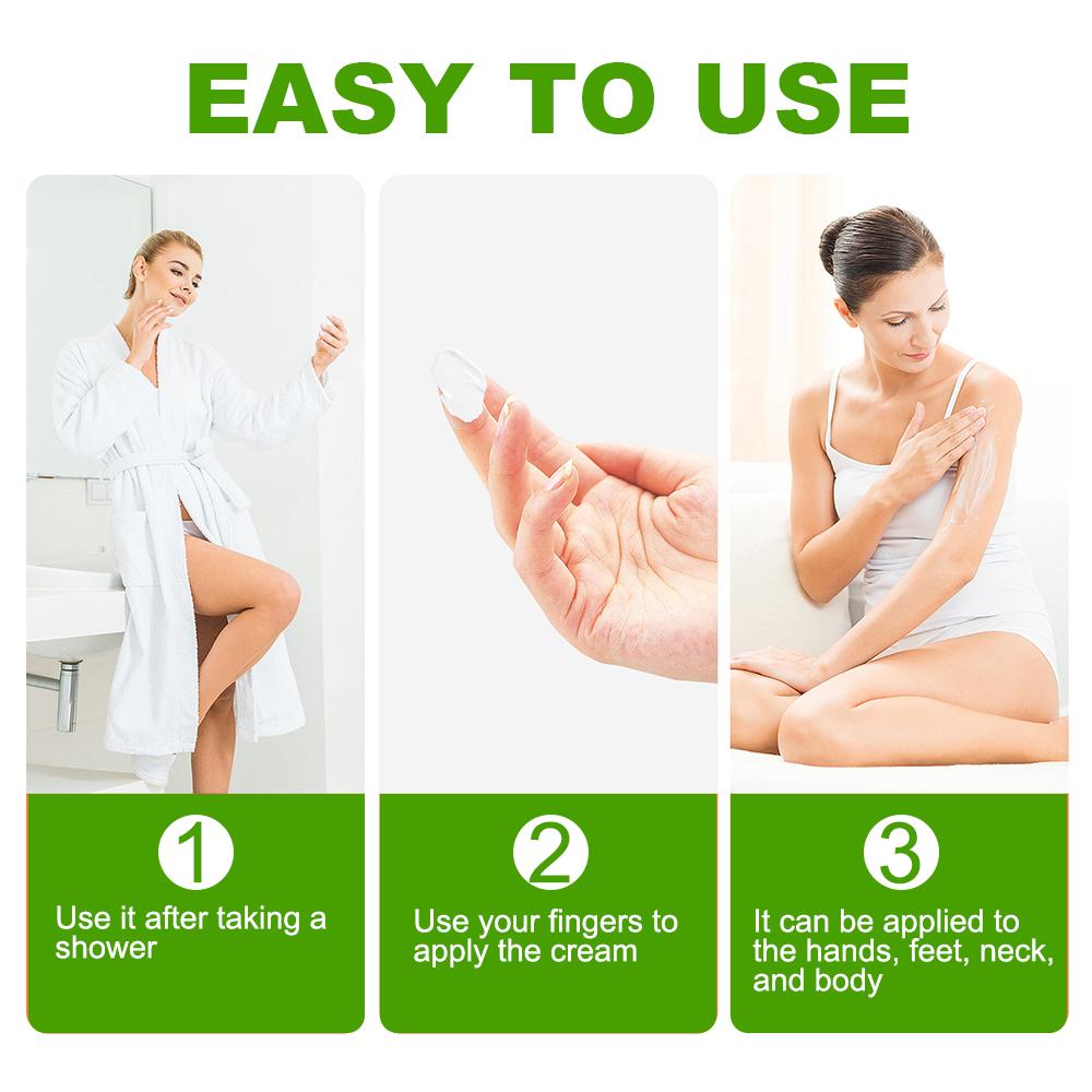 Aloe Vera Body Cream-Moisturize and Hydration the Skin for 24 Hours-For Dry,Cracked,Rough,Flaking Body Cream,60g