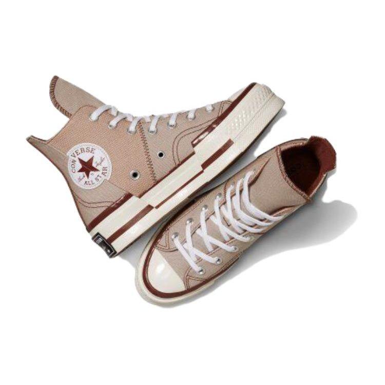 Converse Chuck 70 Plus Bequeme Trendige High-Top Canvas Schuhe Unisex Sneaker Khaki A07082C
