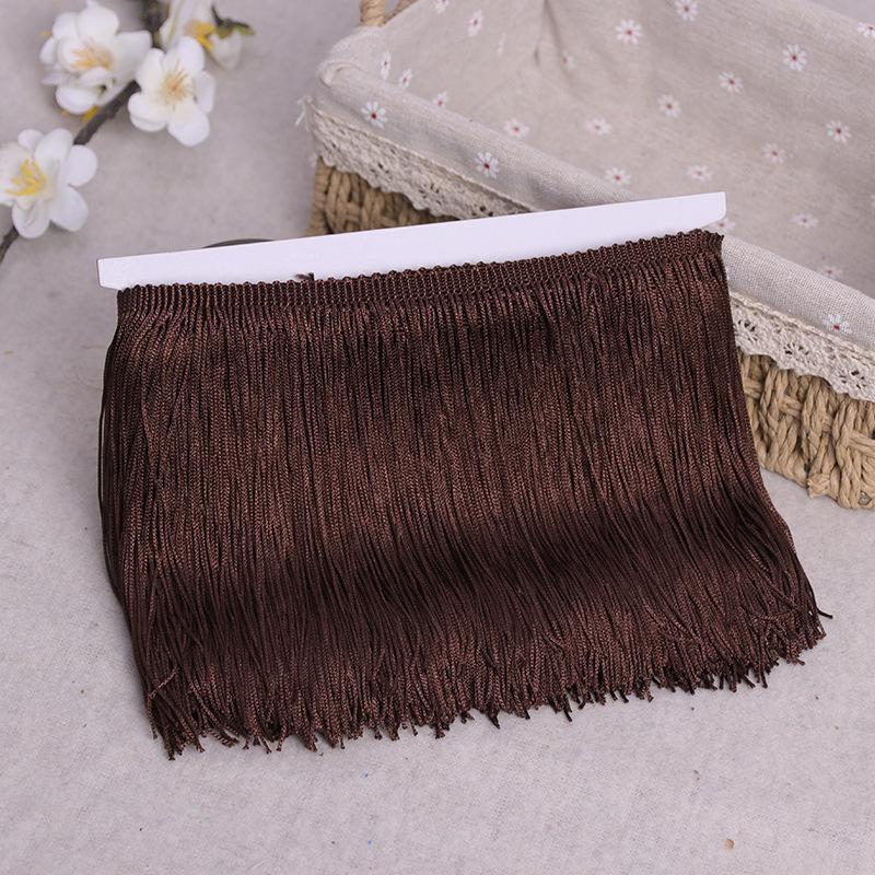 Polyester Fringe Tassel Trim (10-20cm) for Stage Costumes, Curtains, Carpets, and Lace Decorations