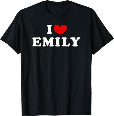 I Love Emily, I Heart Emily T-Shirt Unisex T-Shirt