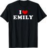I Love Emily, I Heart Emily T-Shirt Unisex T-Shirt