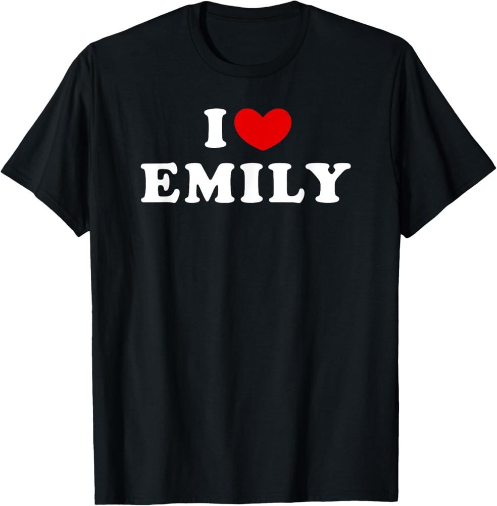 I Love Emily, I Heart Emily T-Shirt Unisex T-Shirt S