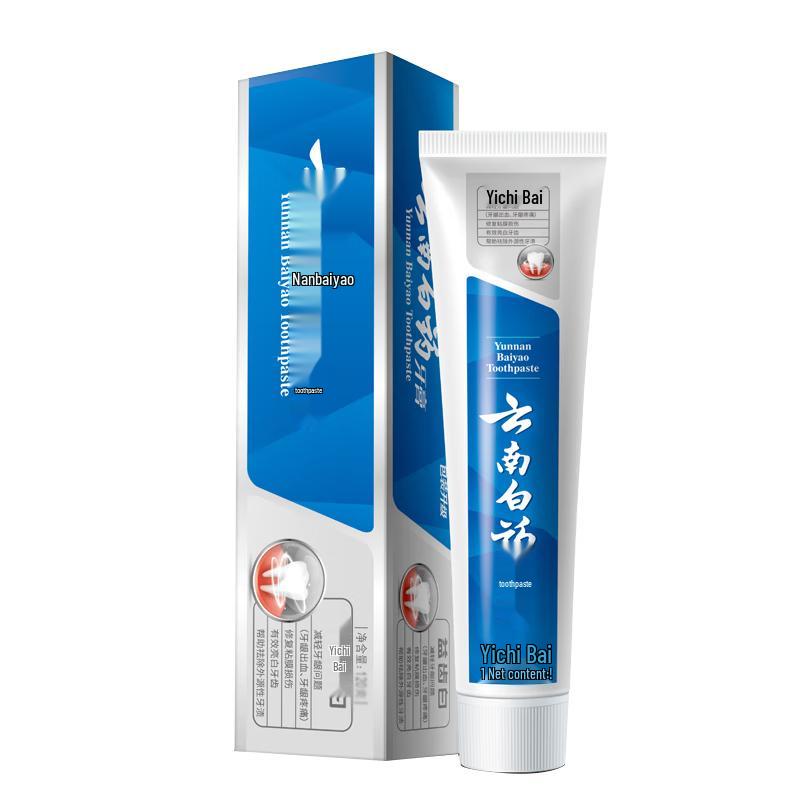 Yunnan Baiyao Yichibai Icy Mint Whitening Toothpaste 3-Pack