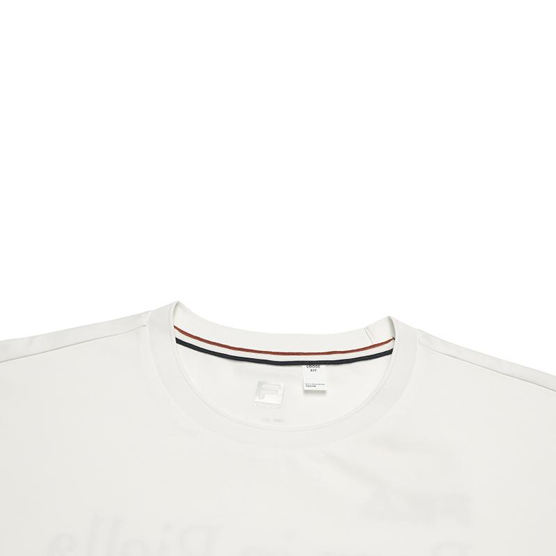 New FILA Tennis T Shirts Men's Heron White WT A11M533201F-WT